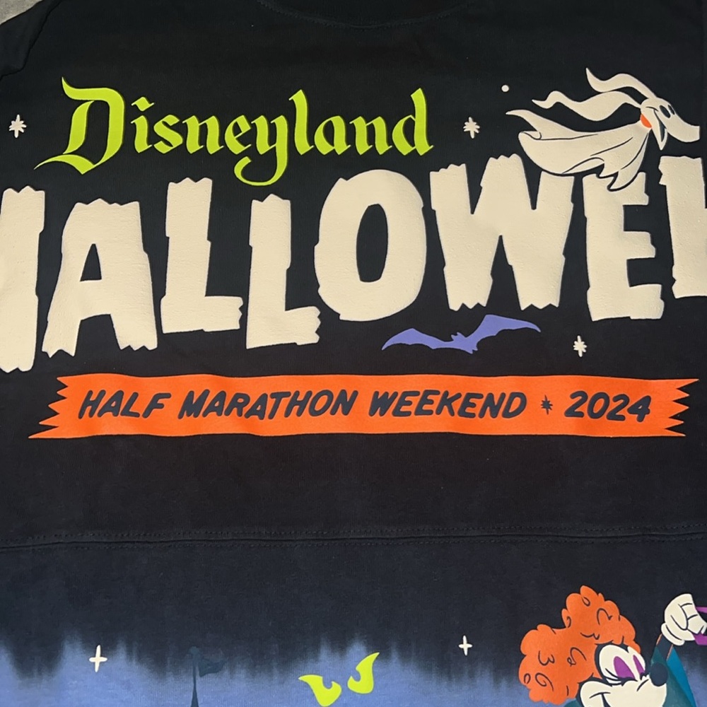 2024 Disneyland RunDisney Half Marathon Halloween Spirit Jersey Size XL - Picture 4 of 10